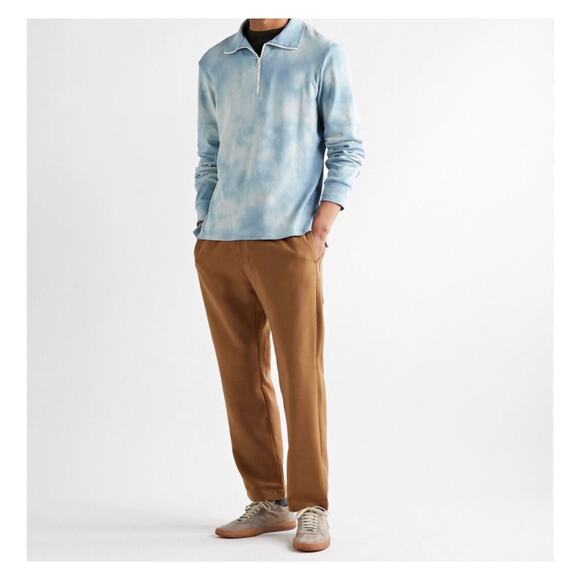 NWT Mr. Porter Barena Calenda Half-Zip Sweatshirt Blue - Picture 2 of 12